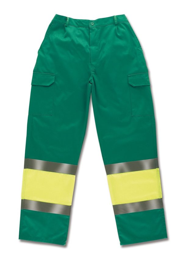 PANTALON NORMAL TERGAL, ALTA VISIBILIDAD, MIXTO AMARILLO/AZUL MARINO O VERDE